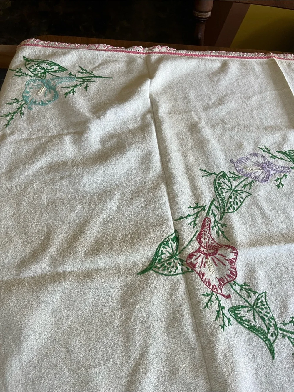 Handmade vintage hand